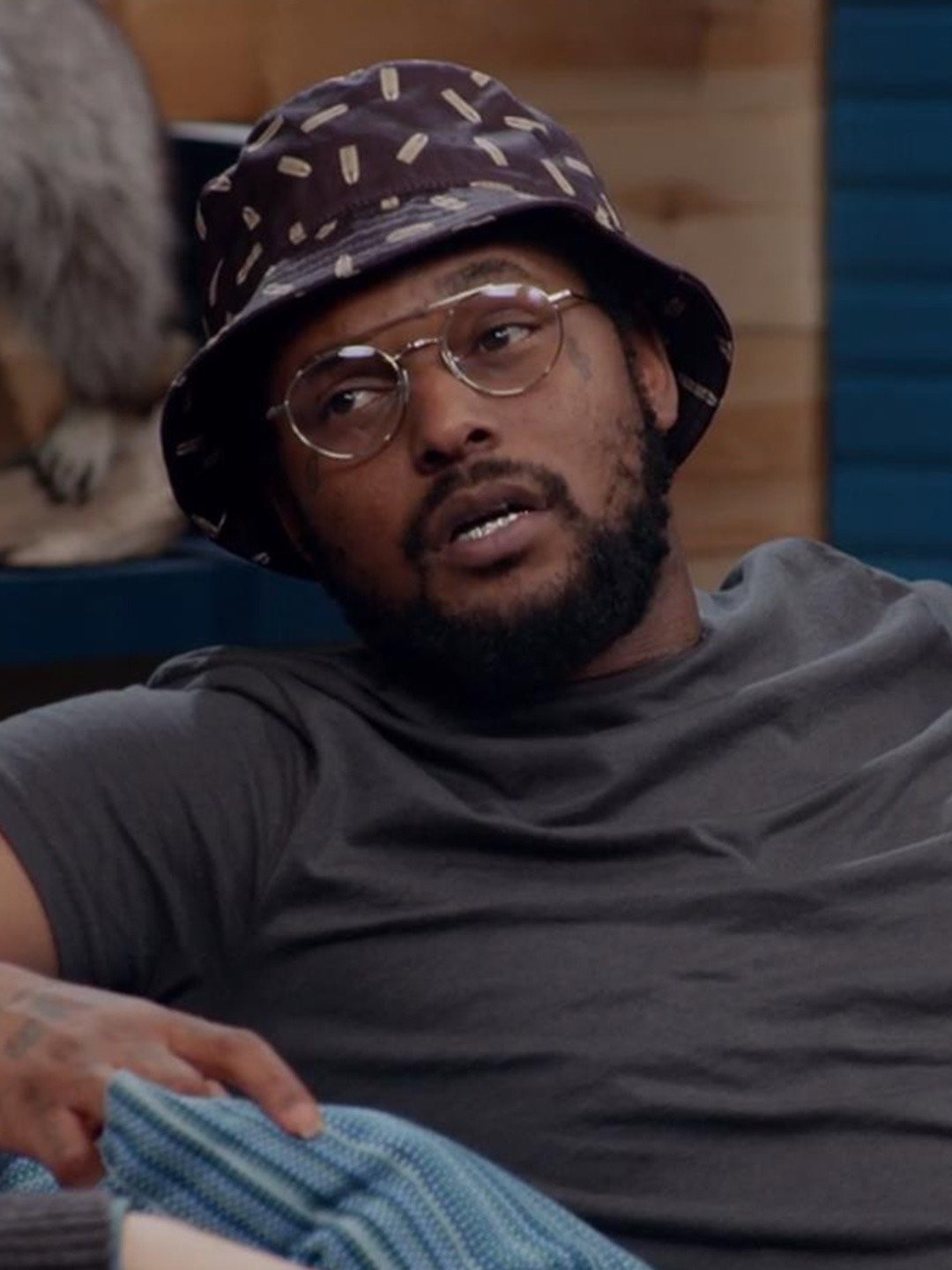 Schoolboy Q Wears a Patterned Bucket 
